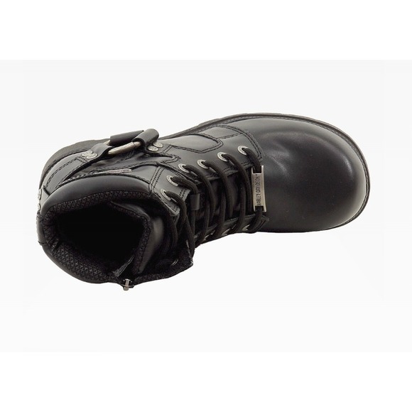 HARLEY-DAVIDSON Footwear Women's JOCELYN Black Leather Motorcycle Boots SIZE: 8 - Picture 4 of 10